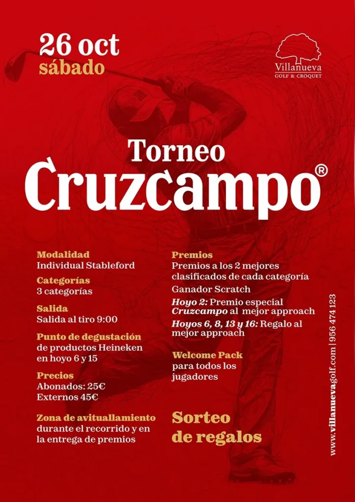Torneo Cruzcampo en Villanueva Golf