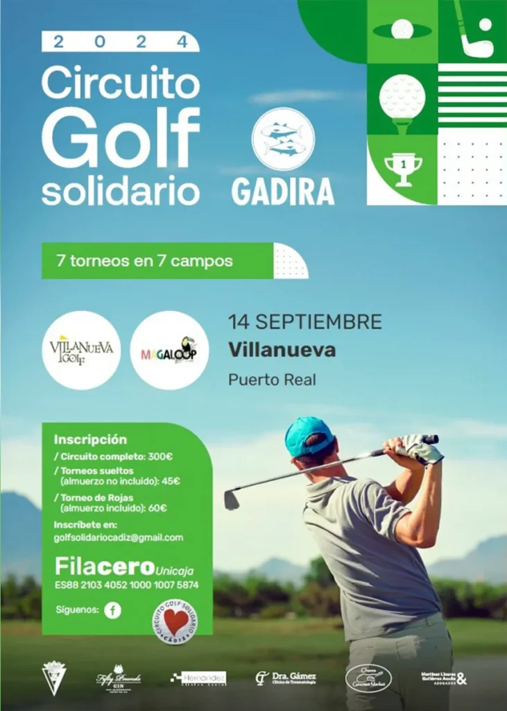 Villanueva Golf sede del Circuito Golf Solidario 2024 Gadira